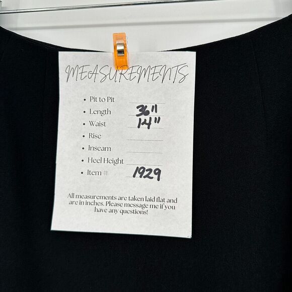 Vintage Linda Allard Ellen Tracy Maxi Pencil Skirt Size 6 Black Career Classic - Picture 3 of 10